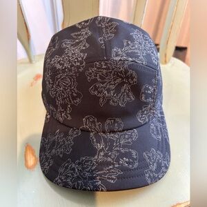 Athleta Black Floral Cap